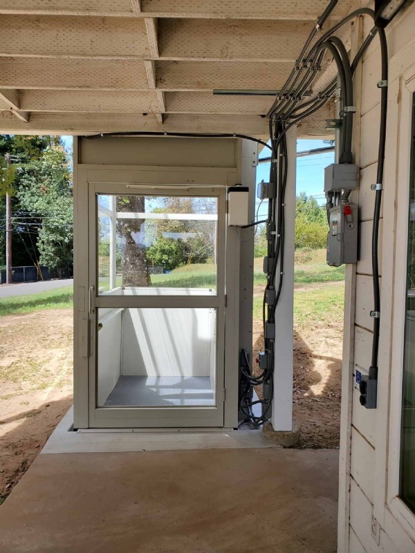 enclosed wheelchair lift installed for home access in Los Angeles