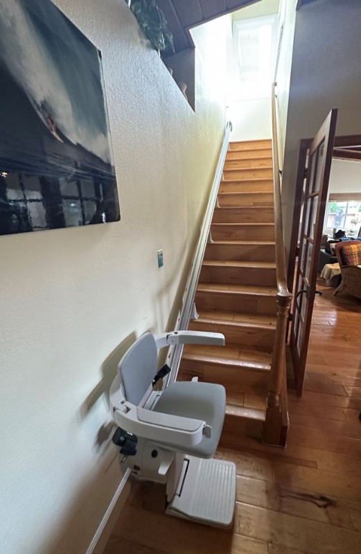 stair lift installed in San Diego by Lifeway Mobility