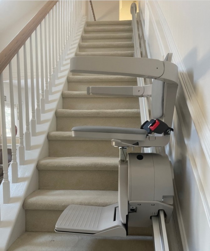 stairlift in Newtown PA by Lifeway Mobility Philadelphia