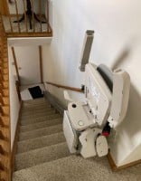 Bruno Elan stairlift Elk Grove Village IL by Lifeway Mobility