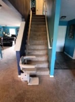 Bruno Elan stairlift installed in Carmel Indiana by Lifeway Mobility