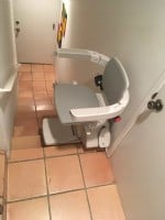 Bruno Elan stairlift installed in Irvine CA by Lifeway Mobility