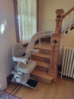 Bruno-curved-stairlift-with-tan-upholstery-installed-by-Lifeway-Mobility-in-Harrisburg-PA.jpg