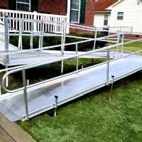 residential aluminum wheelchair ramp