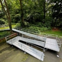 switchback wheelchair ramp