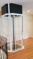 Savaria Vuelift Octagonal glass elevator installed in North Barrington IL