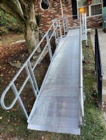 aluminum wheelchair ramp installed by Lifeway Mobility Philadelphia