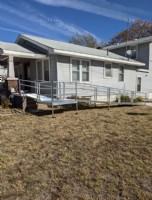 aluminum wheelchair ramp installed by Lifeway Mobility Wichita