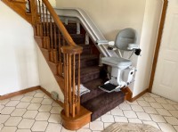 custom curved stairlift in Sarver PA installed by Lifeway Mobility