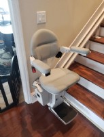 custom curved stairlift installed by Lifeway Mobility in Hanahan South Carolina