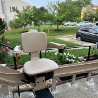 custom outdoor stairlift in Maryland from Lifeway Mobility