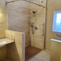 Denver bath remodel accessible shower