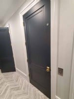 navy-blue-paneled-elvator-swing-door-in-home-on-Chicago-northside.jpg