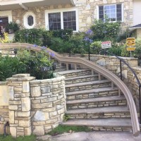 outdoor Bruno Elite stairlift installed in Oakland CA