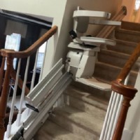 stairlift folding rail in Baltimore from Lifeway Mobility