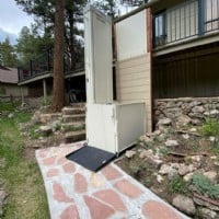 tall platform lift installed by Lifeway Mobility in northern Colorado