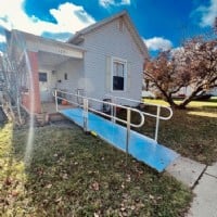 wheelchair ramp installation in autumn 2023 by Lifeway Mobility Columbus