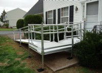 wheelchair ramp installed in Windsor Connecticut