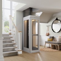 single person compact through floor Bruno Connect home lift