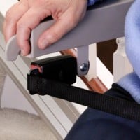 Lifeway Mobility Bruno Elan close up womans hand on switch
