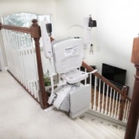 Lifeway Mobility Bruno Elan folded top of stairs
