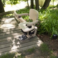 >Bruno Elite Outdoor Curved Stair Lift