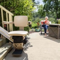 >Bruno Elite Outdoor Straight Stair Lift