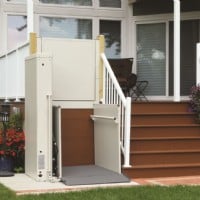 >Bruno 3100 Series Outdoor Vertical Platform Lift