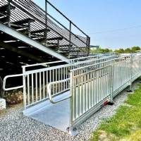 commercial wheelchair ramp installed by Lifeway Mobility