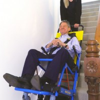 EvacChair 900 in operation