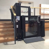 Garaventa Genesis OPAL Commercial Vertical Platform Lift by Lifeway Mobility