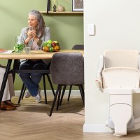Otolift by Lifeway Mobility with couple in background