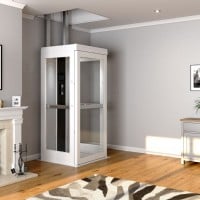 Bruno Connect  Home Elevator in living room
