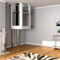 Bruno Connect  home elevator halway up from main floor