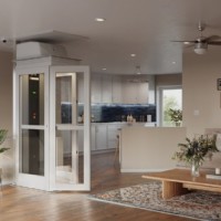Pollock residential elevator installed by Lifeway Mobility