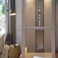 Bruno Connect  through floor elevator with interior lights