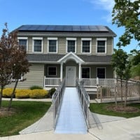 Aluminum wheelchair ramp straight from Lifeway Mobility