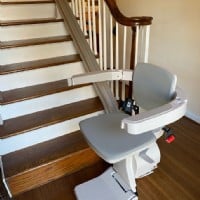 rental stairlift installed by Lifeway Mobility