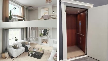 Choosing a Home Elevator: Hoistway vs. Through Floor image