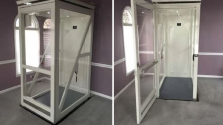 Travel Through the Floor with a Through-Floor Home Elevator image