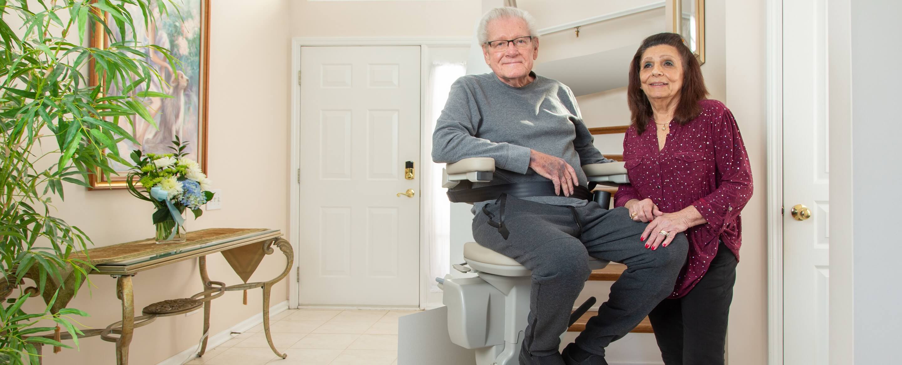 happy Lifeway Mobility stair lift customer