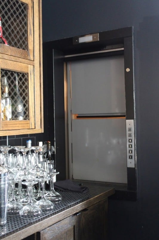 Commercial dumbwaiter in Boarding House Chicago Illinois