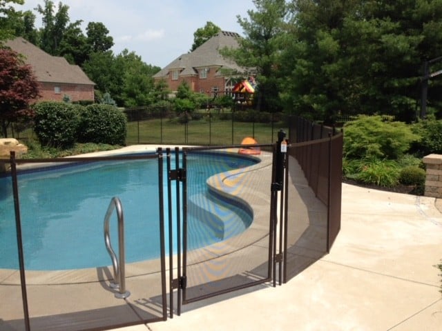High-class Protect A Child mesh pool fence in Carmel, Indiana