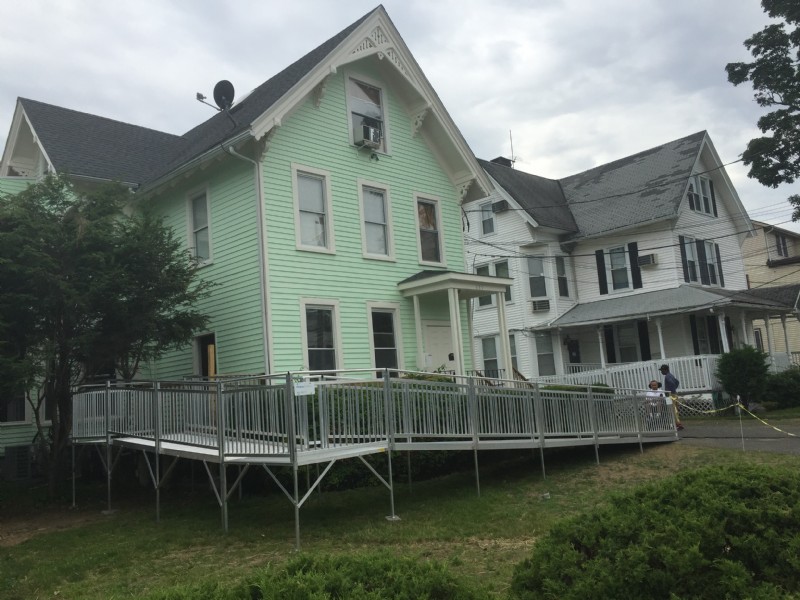 wheelchair-ramp-installed-for-church-in-Norwalk-Connecticut