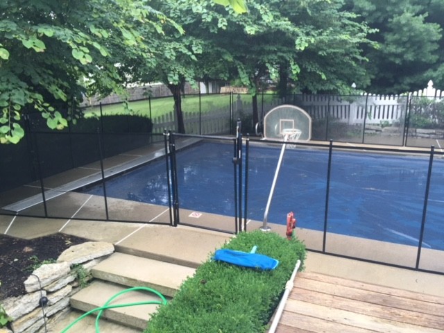 Pool Fence Clear Cover