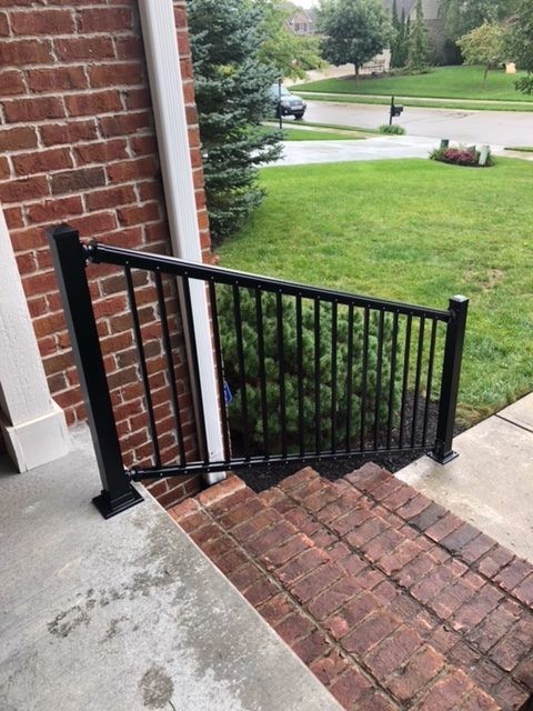 Single Handrail, Black