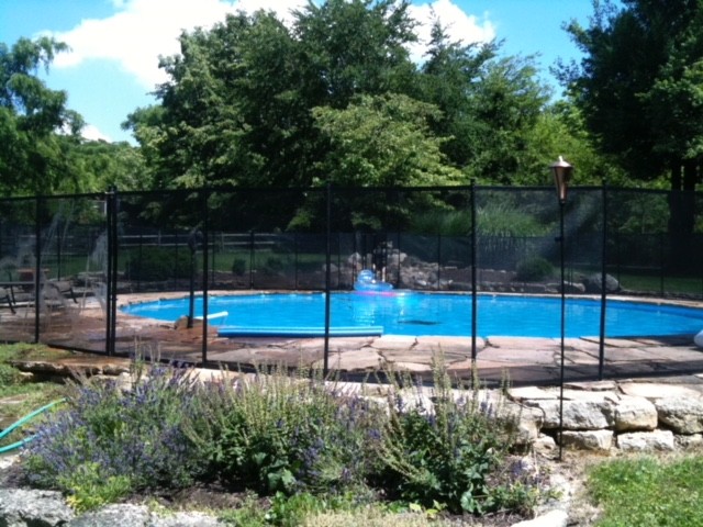 Well Lit Stone pool fence2