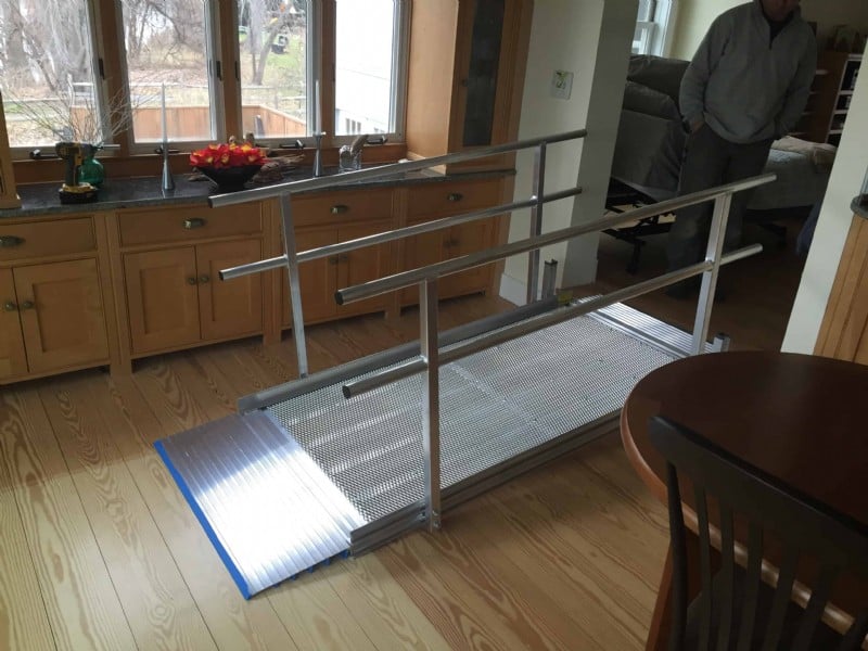 portable aluminum wheelchair ramp