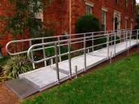 Quickest wheelchair ramp option