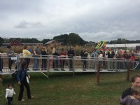 Commercial aluminum ramp installed by Lifeway for fall pumpkin patch in Connecticut